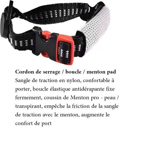 Adjustable nylon strap and chin pad for Shengmilo Helmet providing comfort and secure fit
