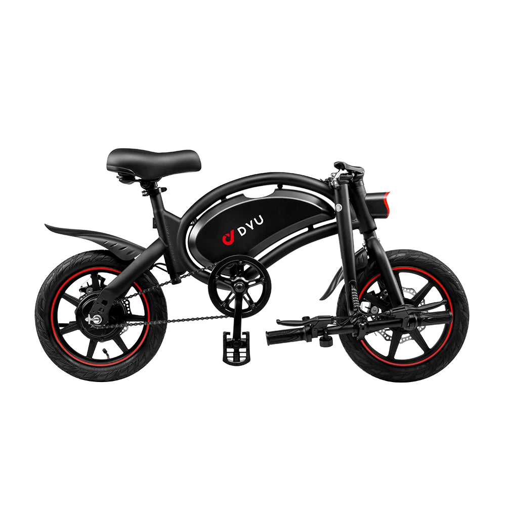 DYU D3F 14 Inch Mini Folding Electric Bike with 250W Mottor, 36V10AH Battery, 25Km sp and dual disc brakes