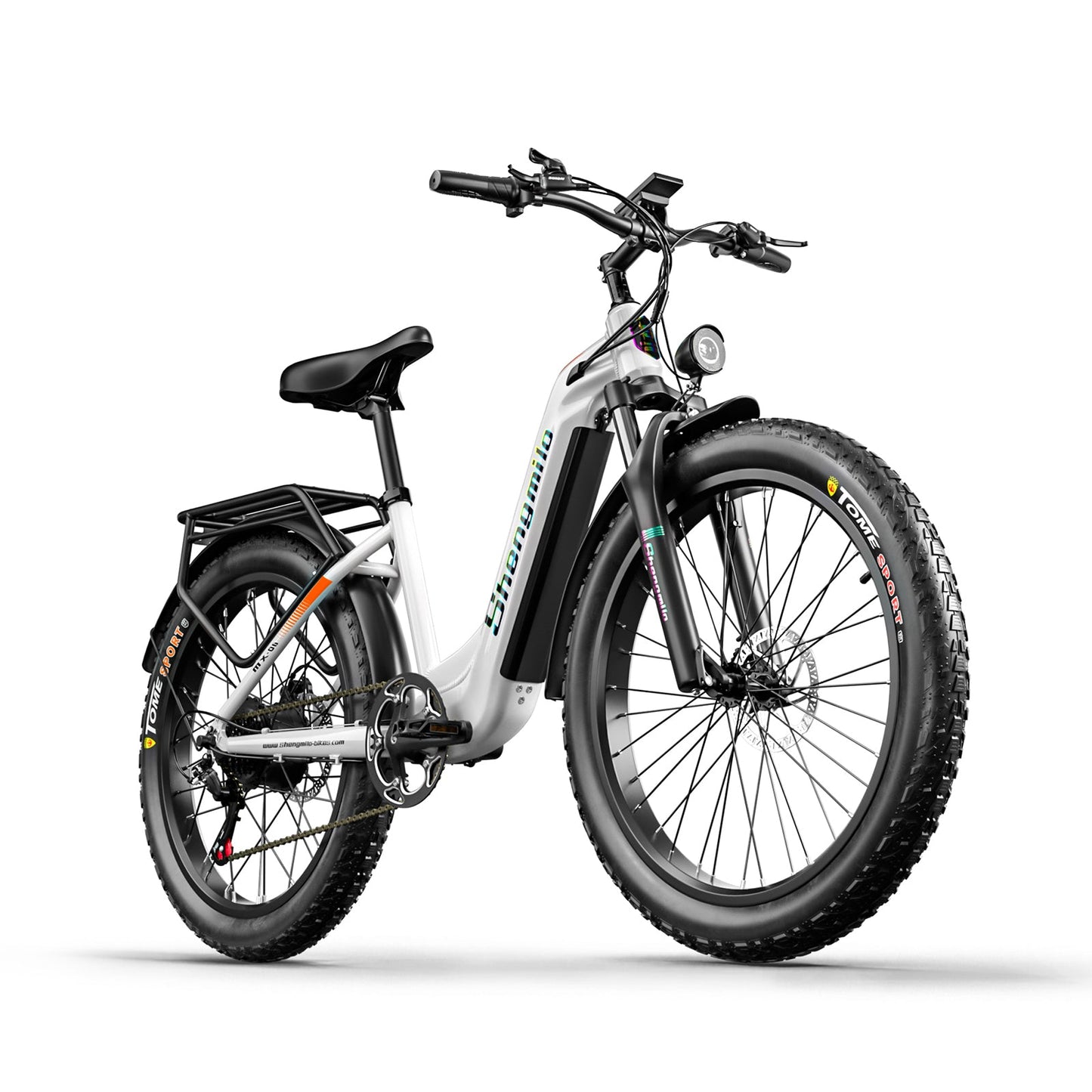 Shengmilo MX06 Step Through E-bike with 48V17.5AH Samsung Battery, 90KM Range, Fat Tires, Smart Screen, and Aluminum Alloy Frame