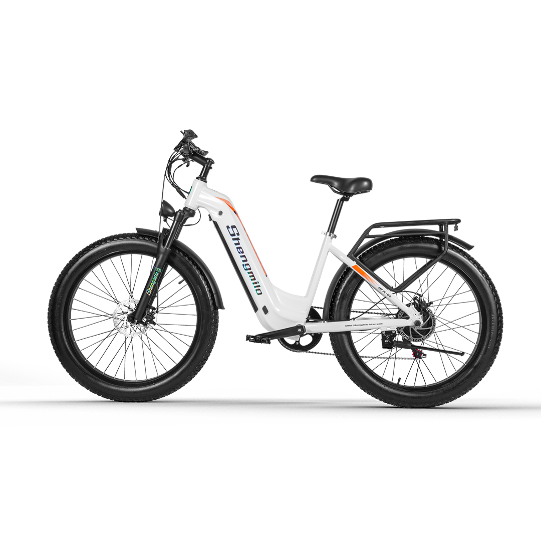 Shengmilo MX06 Step Through E-bike with 48V17.5AH Samsung Battery, 90KM Range, 42KM Speed, Fat Tires, Hydraulic Oil Brake