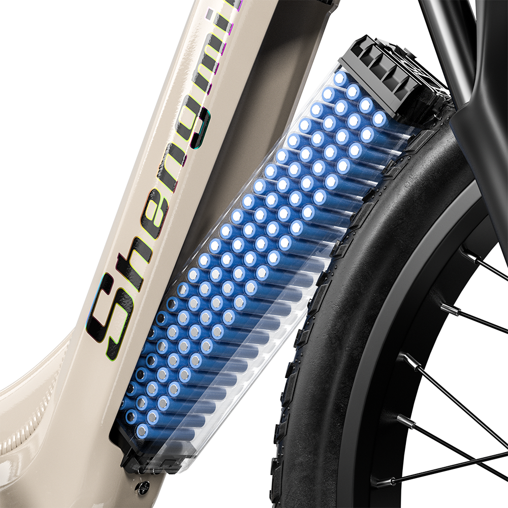 Shengmilo S700,2000W Dual Motor,Electric Bike with 48V 17.5AH Samsung battery and fat tire close-up