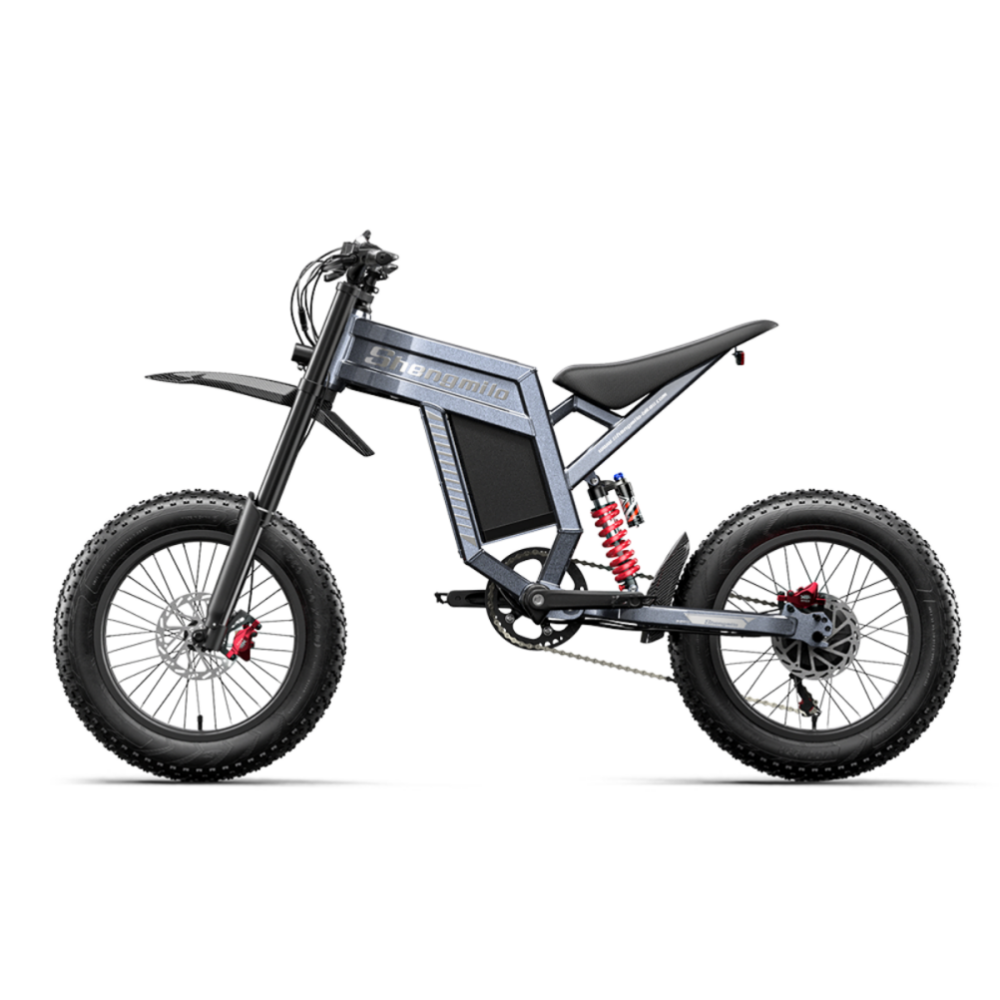 Shengmilo S900 Electric Bicycle with 1500W Power, 2100Wh battery, 65KM speed, hydraulic oil brake and mountain electric bike features