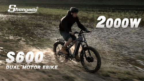 2000W Dual Motors – Truly Hardcore Power! Shengmilo S600 Electric Mountain Bike, My Go-To Off-Road E-Bike