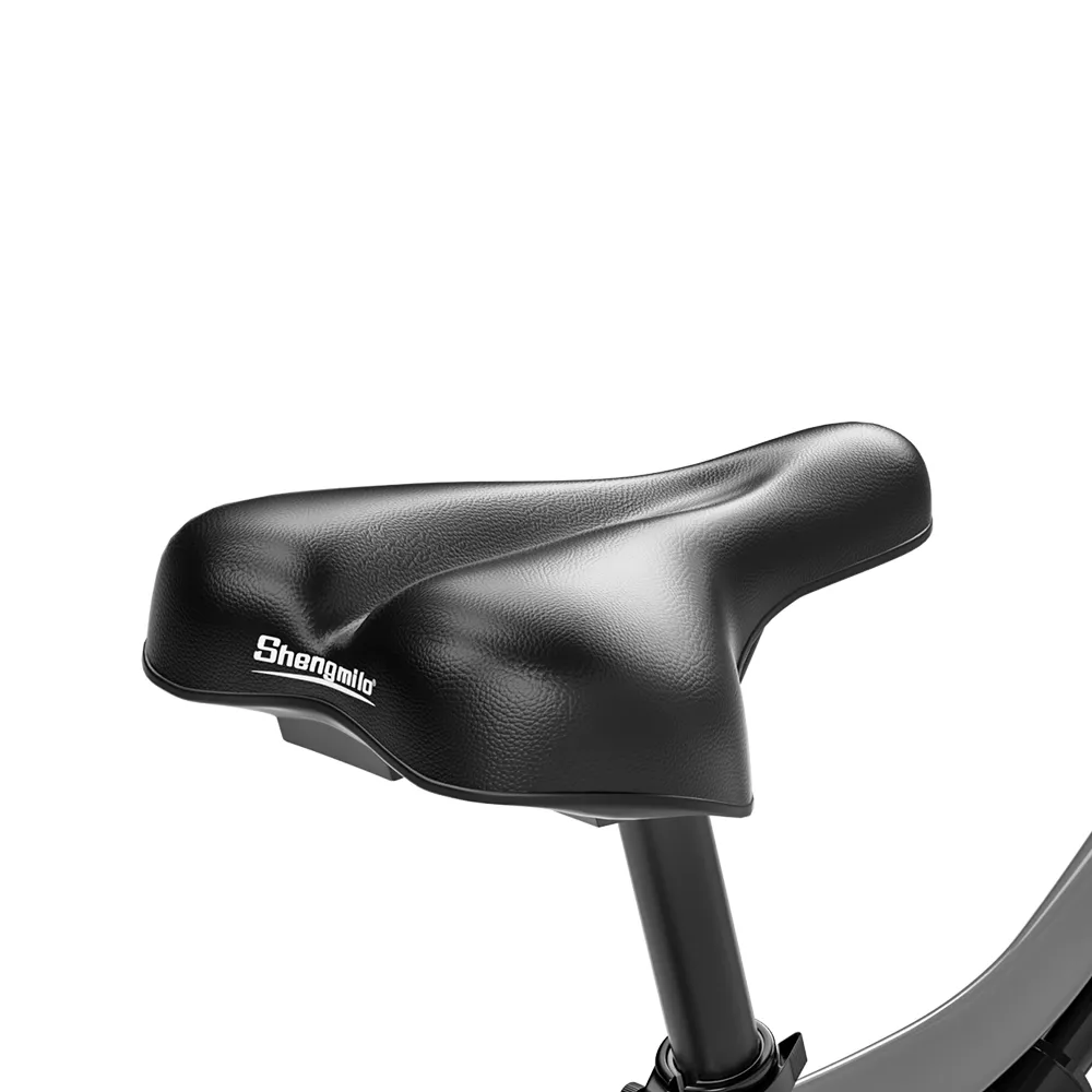 Shengmilo S600 electric bike black ergonomic seat with padded leather cover for comfortable riding