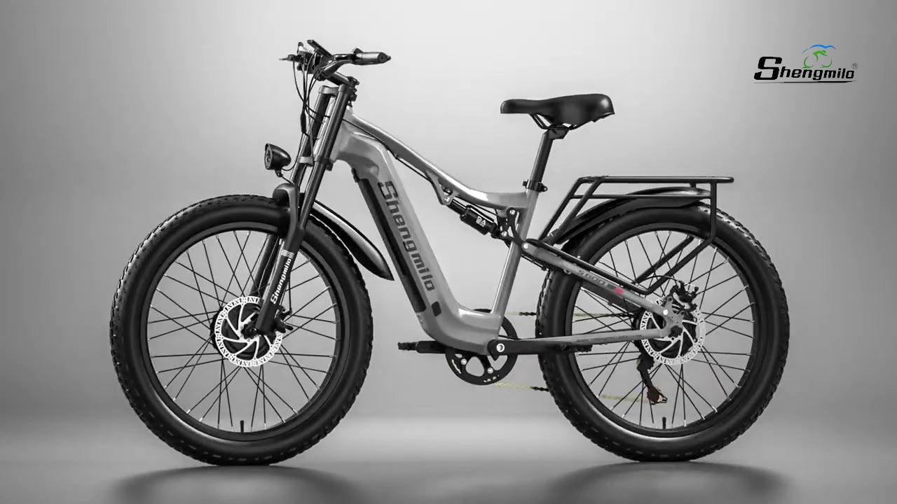 The Shengmilo S600 electric bike in the picture has a stylish appearance, is equipped with a high - performance motor, and offers easy riding with a considerable range.