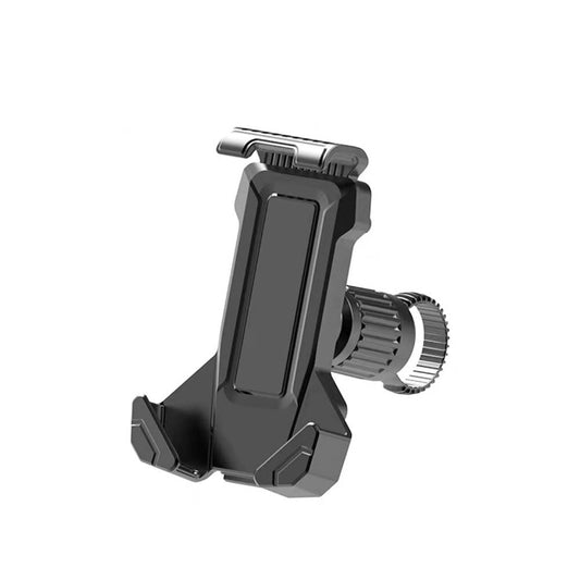 Shengmilo bike handlebar phone mount in black with adjustable clamp for secure phone attachment
