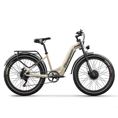 Shengmilo S700 2000W Dual Motor Electric Bike with 48V 17.5AH Samsung battery and Fat Tire
