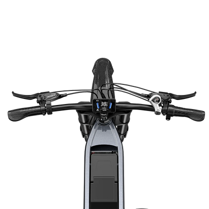 Shengmilo S900 Electric Bicycle handlebar with digital display and hydraulic oil brake system