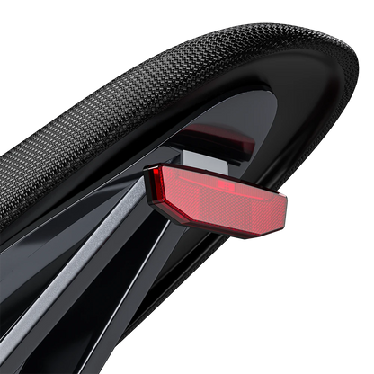 Shengmilo S900 Electric Bicycle rear close-up showing rear reflector and textured tire with 1500W Power and Hydraulic Oil Brake