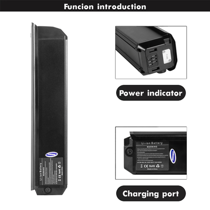Shengmilo Battery compatible with MX03 MX05 MX06 S600 S700 48V 17.5AH battery with power indicator and charging port